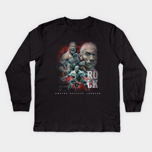 Wwe The Rock Kids Long Sleeve T-Shirt